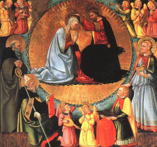 The Coronation of the Virgin, Bicci, Neri di